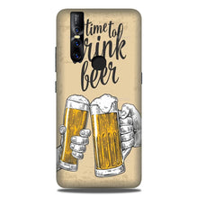 Drink Beer Mobile Back Case for Vivo V15 (Design - 328)