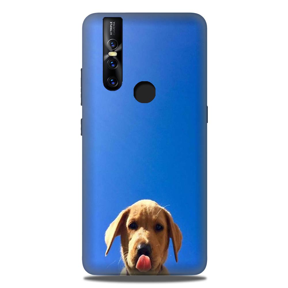 Dog Mobile Back Case for Vivo V15 (Design - 332)