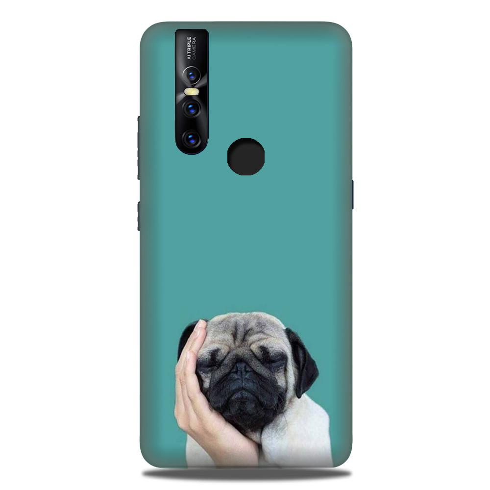 Puppy Mobile Back Case for Vivo V15 (Design - 333)