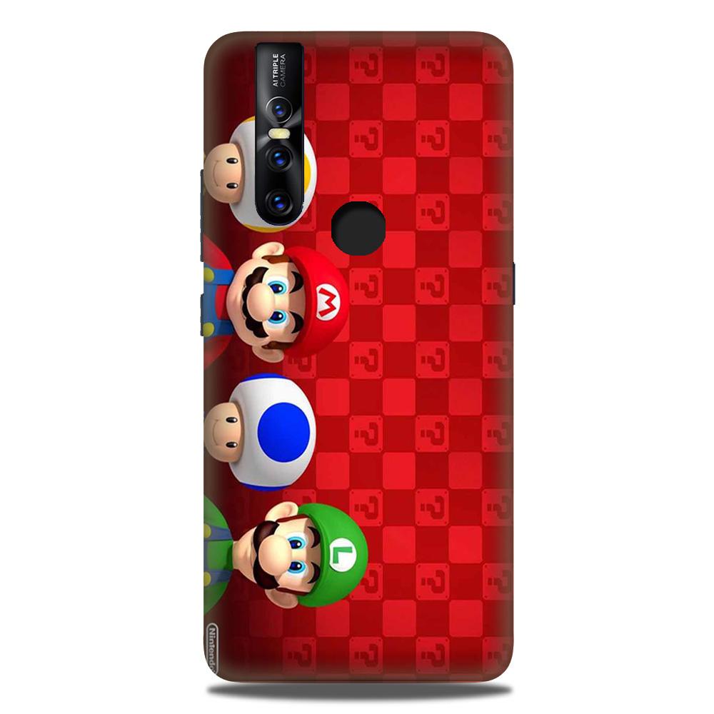 Mario Mobile Back Case for Vivo V15 (Design - 337)