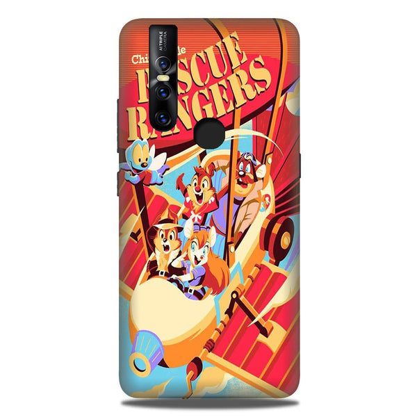 Rescue Rangers Mobile Back Case for Vivo V15 (Design - 341)