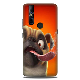 Dog Mobile Back Case for Vivo V15 (Design - 343)