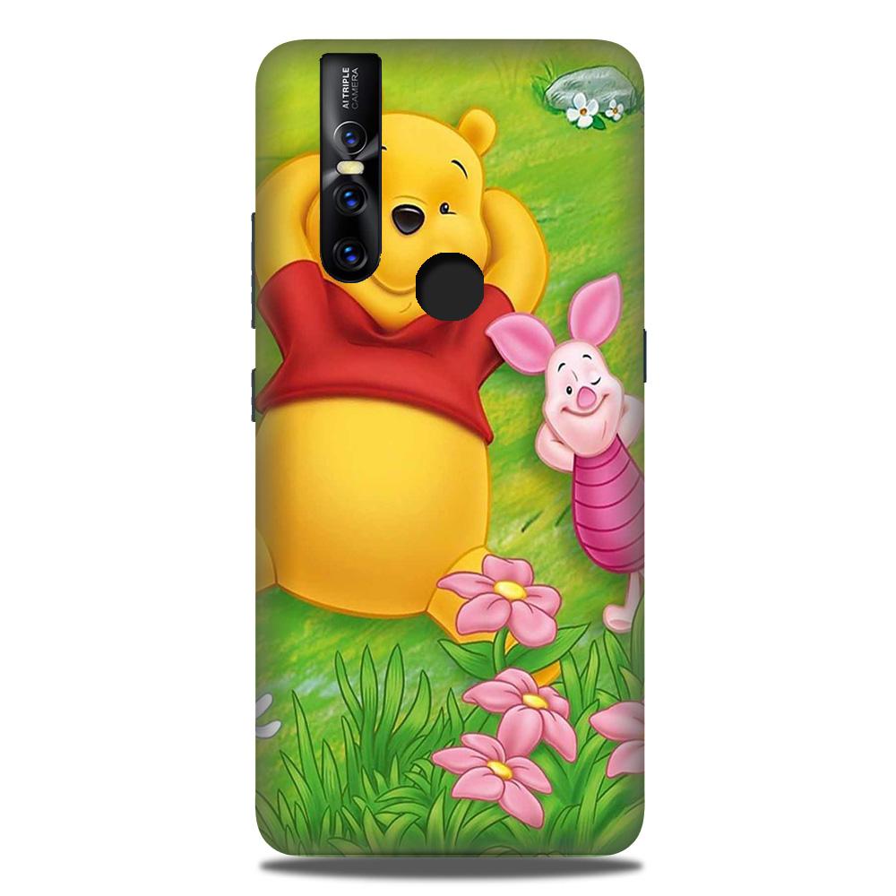 Winnie The Pooh Mobile Back Case for Vivo V15 (Design - 348)