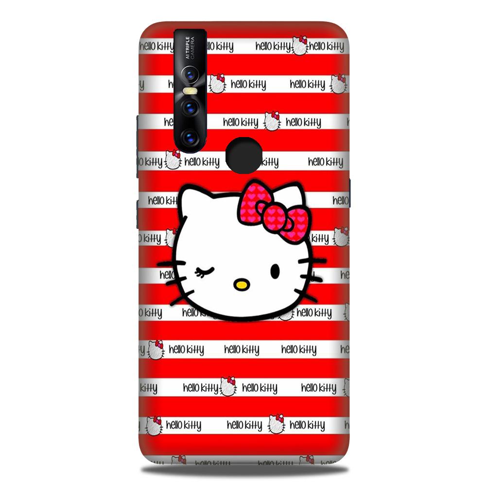 Hello Kitty Mobile Back Case for Vivo V15 (Design - 364)