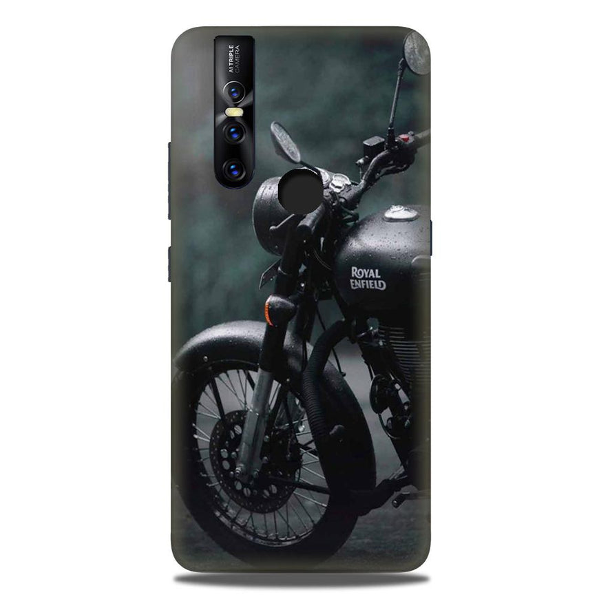 Royal Enfield Mobile Back Case for Vivo V15 (Design - 380)