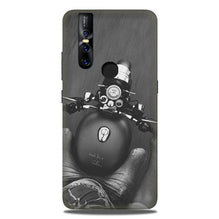 Royal Enfield Mobile Back Case for Vivo V15 (Design - 382)