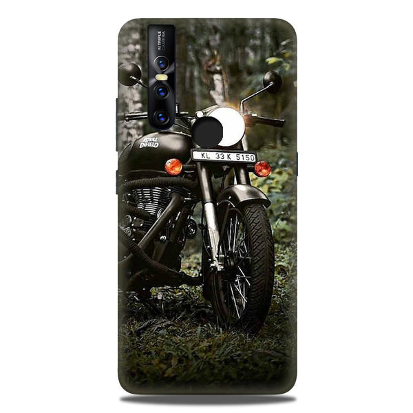 Royal Enfield Mobile Back Case for Vivo V15 (Design - 384)