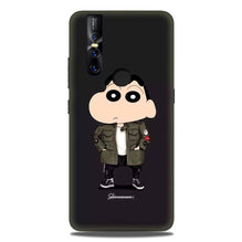 Shin Chan Mobile Back Case for Vivo V15 (Design - 391)