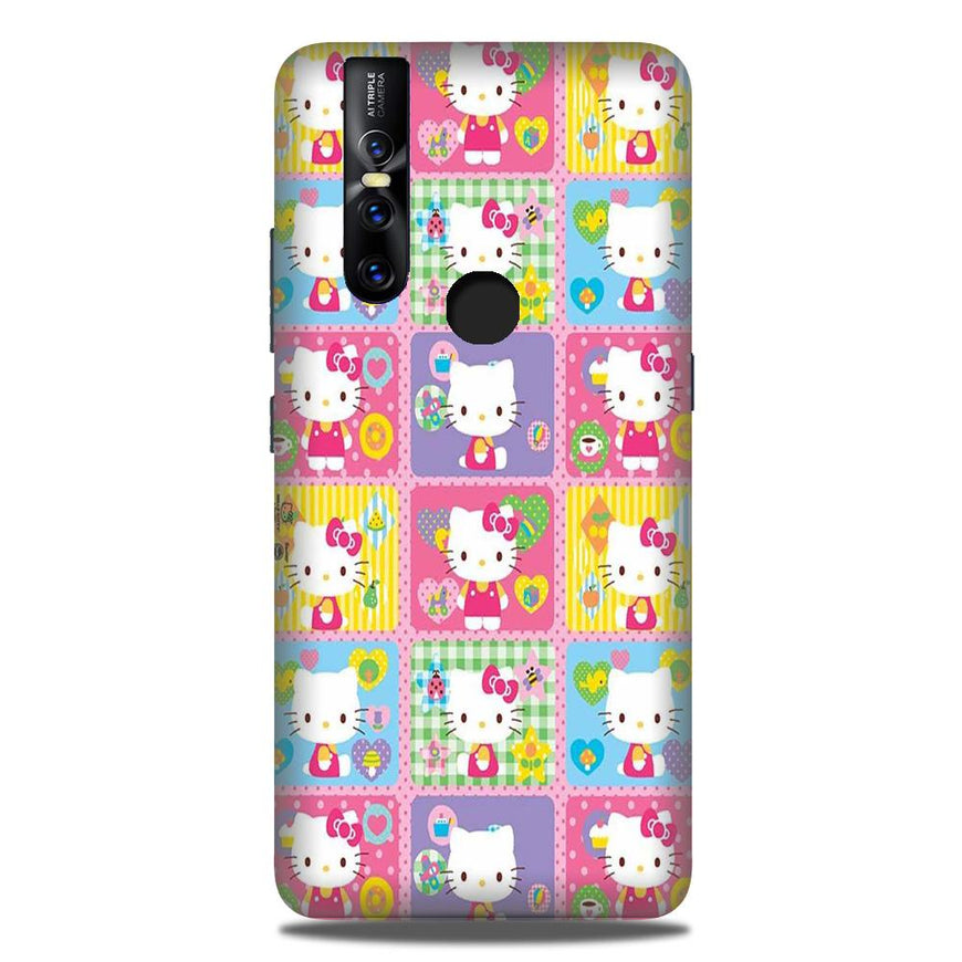Kitty Mobile Back Case for Vivo V15 (Design - 400)