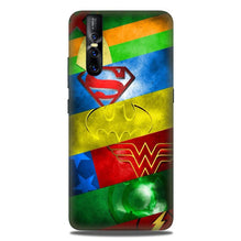 Superheros Logo Case for Vivo V15 Pro (Design No. 251)