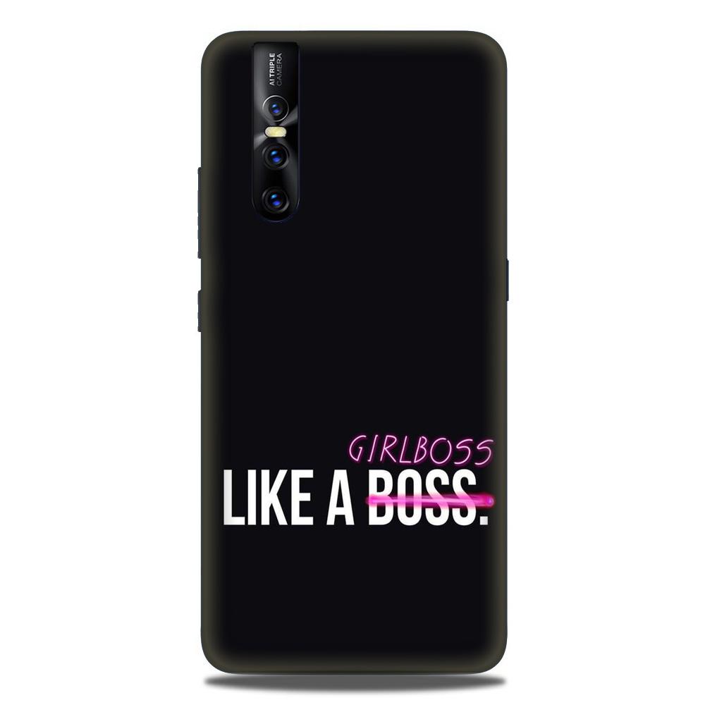 Like a Girl Boss Case for Vivo V15 Pro (Design No. 265)