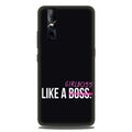 Like a Girl Boss Case for Vivo V15 Pro (Design No. 265)