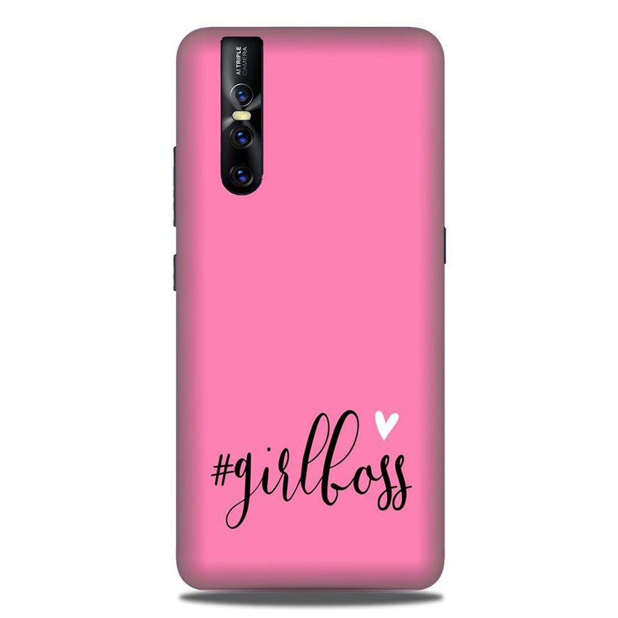 Girl Boss Pink Case for Vivo V15 Pro (Design No. 269)