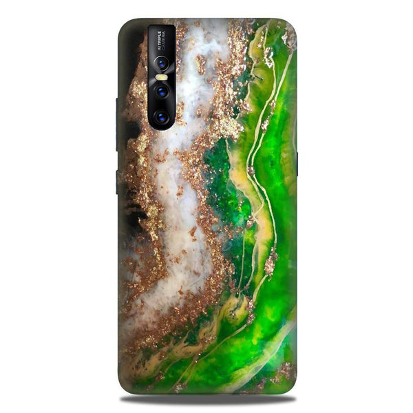 Marble Texture Mobile Back Case for Vivo V15 Pro   (Design - 307)