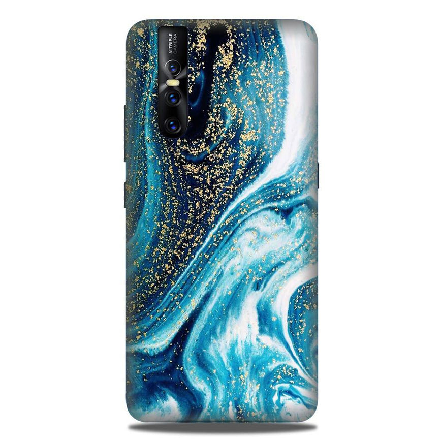 Marble Texture Mobile Back Case for Vivo V15 Pro   (Design - 308)