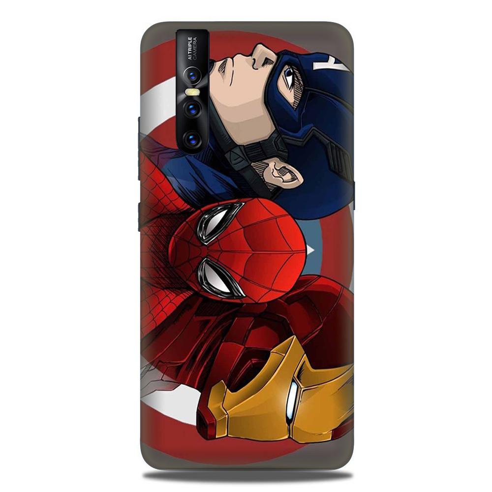 Superhero Mobile Back Case for Vivo V15 Pro (Design - 311)