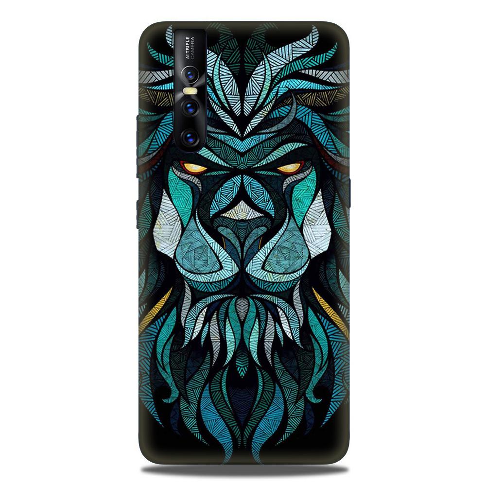 Lion Mobile Back Case for Vivo V15 Pro (Design - 314)