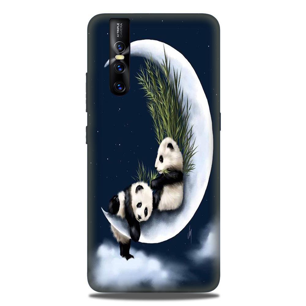 Panda Moon Mobile Back Case for Vivo V15 Pro (Design - 318)