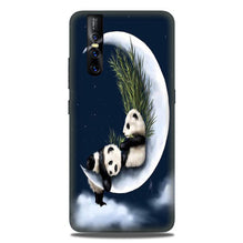 Panda Moon Mobile Back Case for Vivo V15 Pro   (Design - 318)