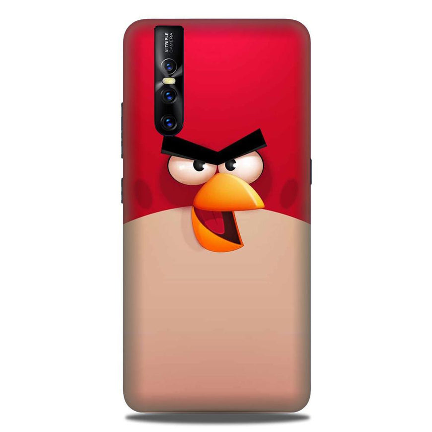 Angry Bird Red Mobile Back Case for Vivo V15 Pro   (Design - 325)