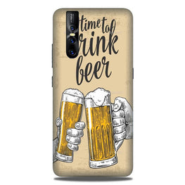 Drink Beer Mobile Back Case for Vivo V15 Pro (Design - 328)
