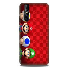 Mario Mobile Back Case for Vivo V15 Pro   (Design - 337)