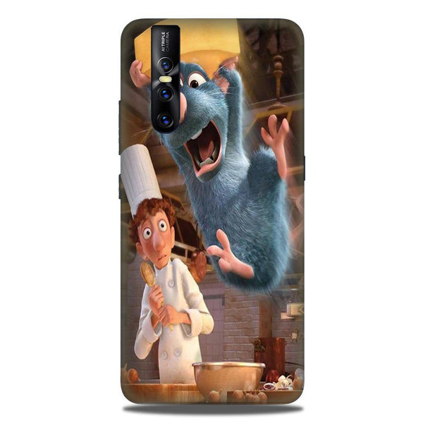 Ratatouille Mobile Back Case for Vivo V15 Pro   (Design - 347)