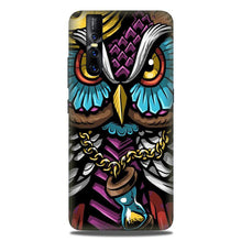 Owl Mobile Back Case for Vivo V15 Pro   (Design - 359)