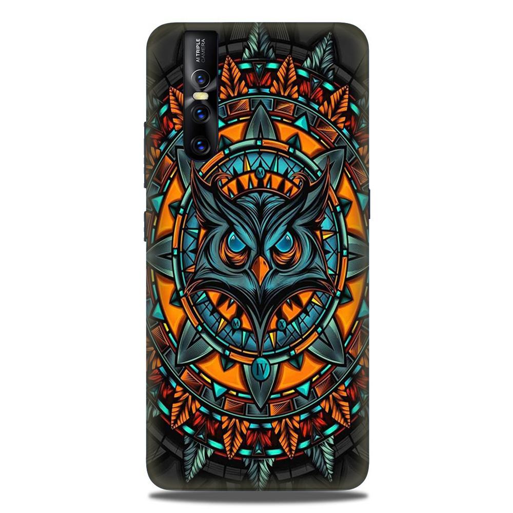 Owl Mobile Back Case for Vivo Vivo V15 Pro   (Design - 360)
