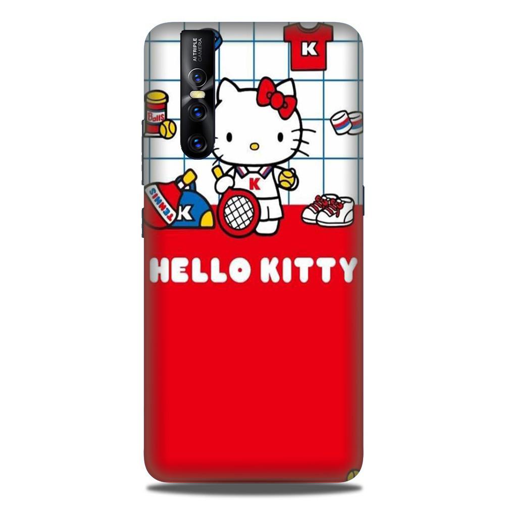 Hello Kitty Mobile Back Case for Vivo V15 Pro (Design - 363)
