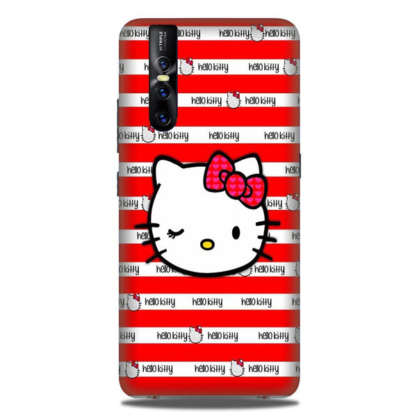 Hello Kitty Mobile Back Case for Vivo V15 Pro   (Design - 364)