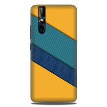 Diagonal Pattern Mobile Back Case for Vivo V15 Pro   (Design - 370)
