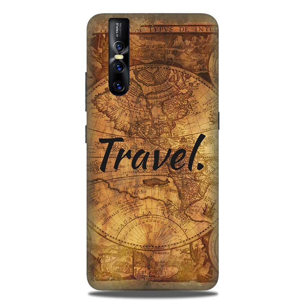 Travel Mobile Back Case for Vivo V15 Pro   (Design - 375)