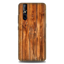 Wooden Texture Mobile Back Case for Vivo V15 Pro   (Design - 376)
