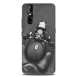 Royal Enfield Mobile Back Case for Vivo V15 Pro (Design - 382)