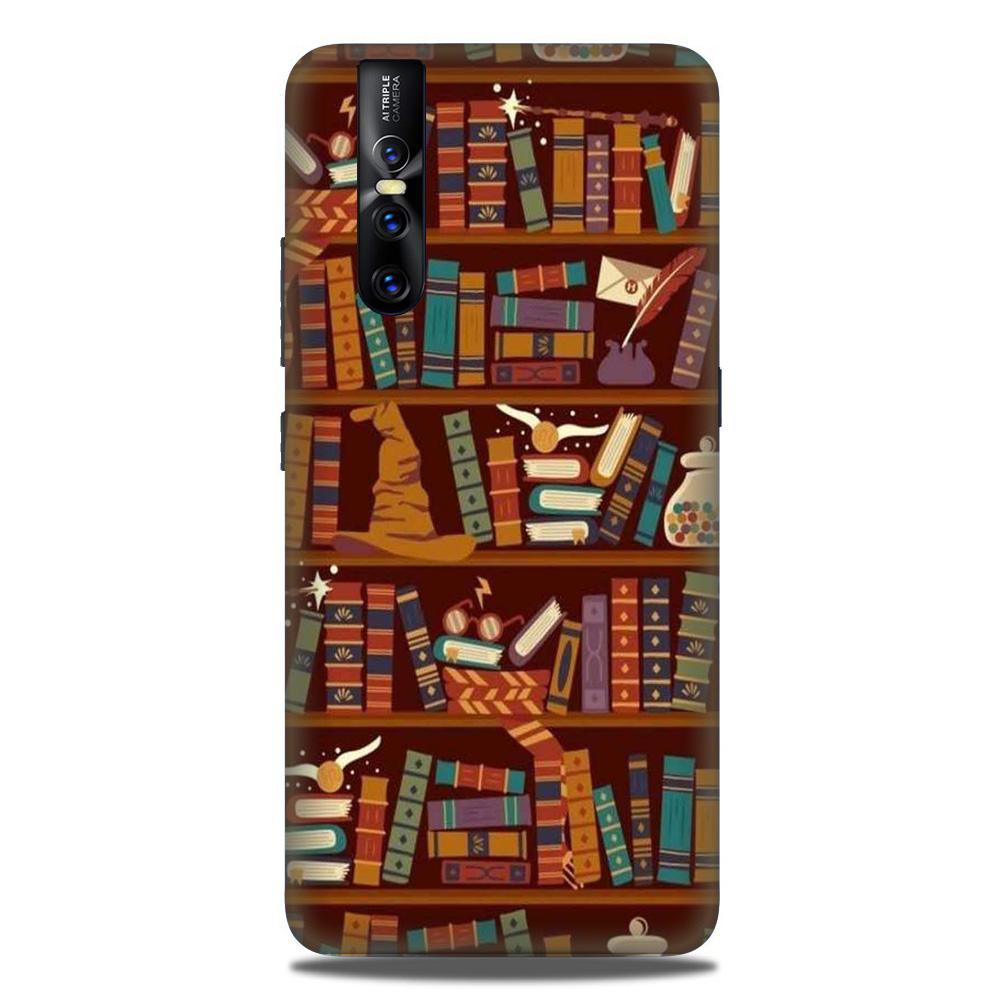 Book Shelf Mobile Back Case for Vivo Vivo V15 Pro   (Design - 390)