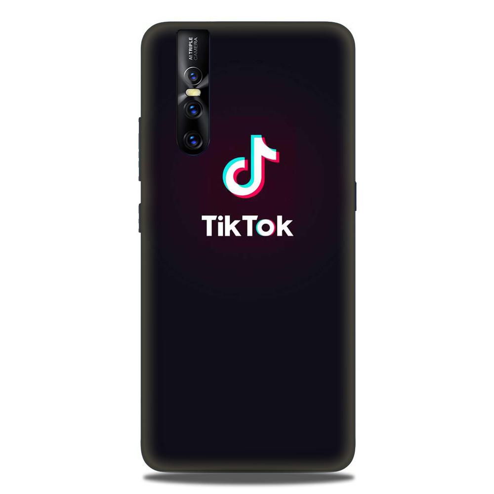 Tiktok Mobile Back Case for Vivo V15 Pro   (Design - 396)