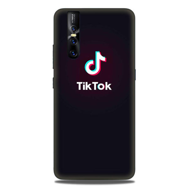 Tiktok Mobile Back Case for Vivo V15 Pro   (Design - 396)