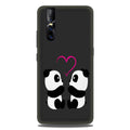 Panda Love Mobile Back Case for Vivo V15 Pro   (Design - 398)