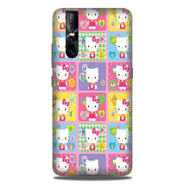 Kitty Mobile Back Case for Vivo V15 Pro   (Design - 400)