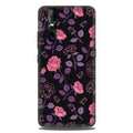 Rose Black Background Case for Vivo V15 Pro