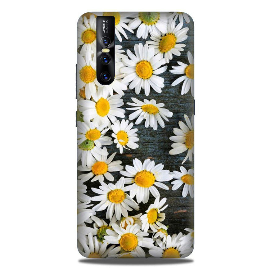 White flowers2 Case for Vivo V15 Pro
