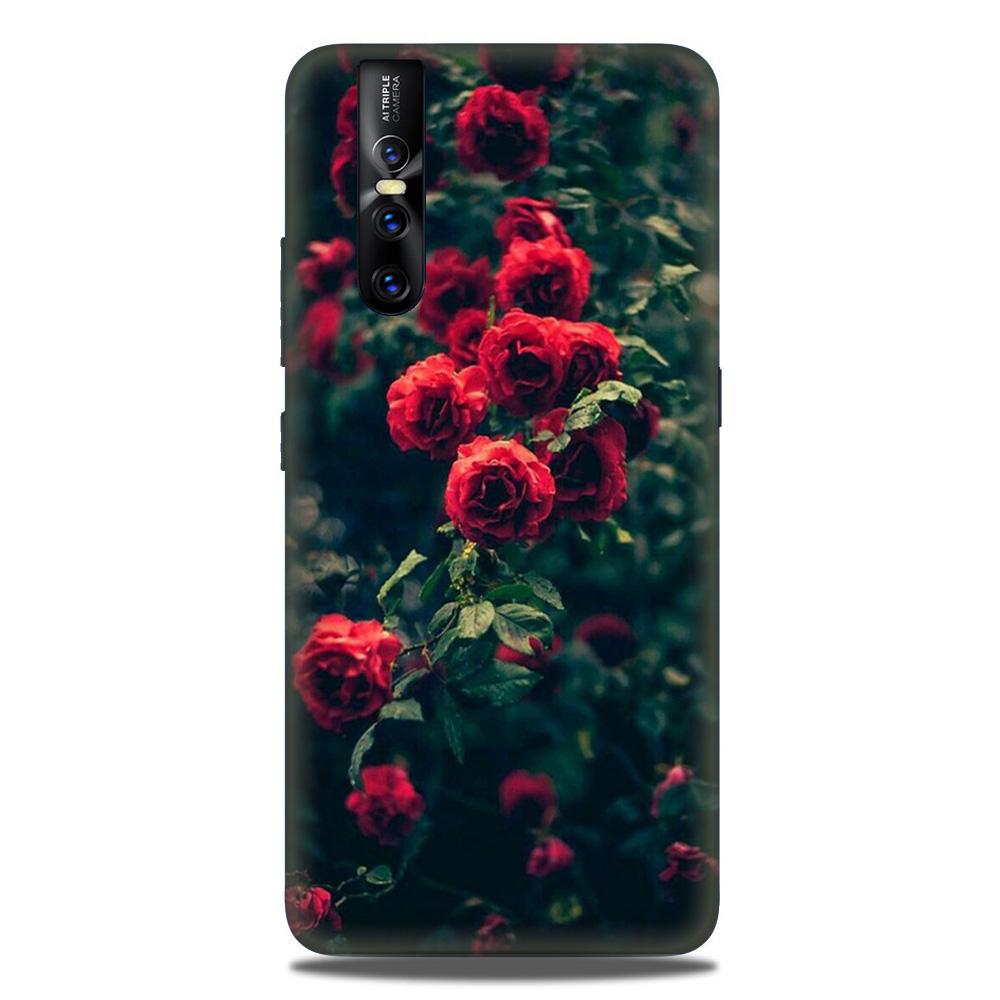 Red Rose Case for Vivo V15 Pro