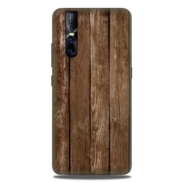 Wooden Look Case for Vivo V15 Pro  (Design - 112)