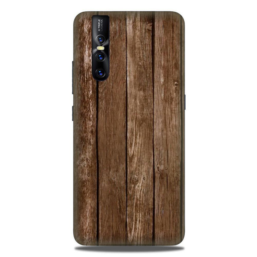 Wooden Look Case for Vivo V15 Pro  (Design - 112)