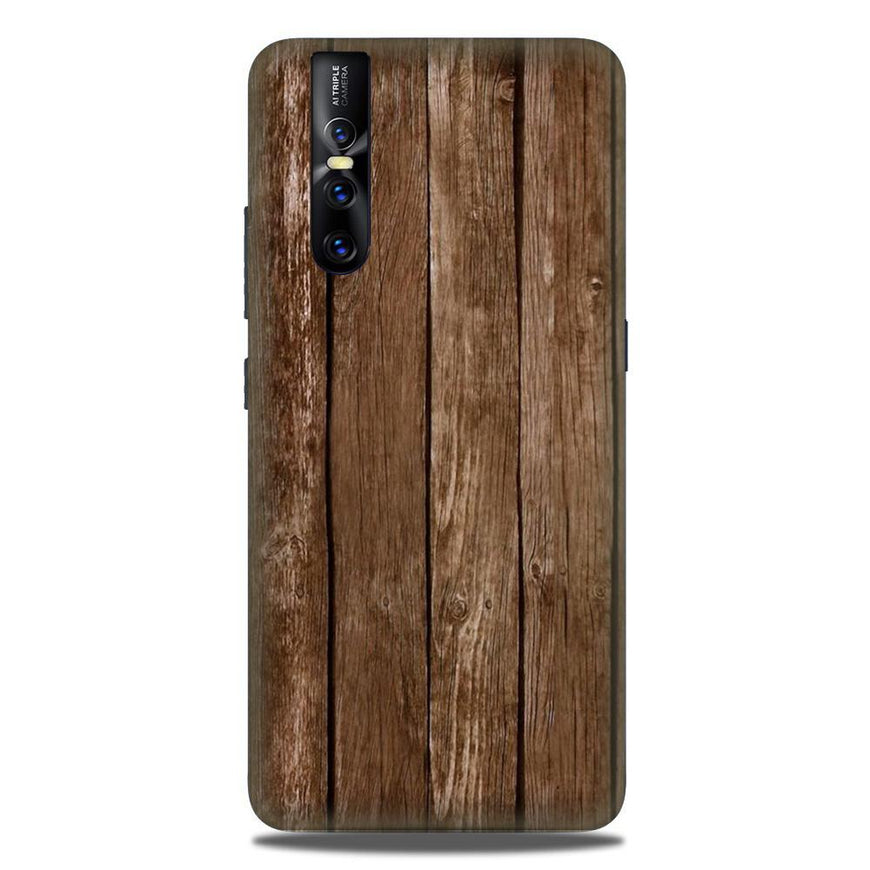 Wooden Look Case for Vivo V15 Pro  (Design - 112)