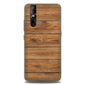 Wooden Look Case for Vivo V15 Pro  (Design - 113)