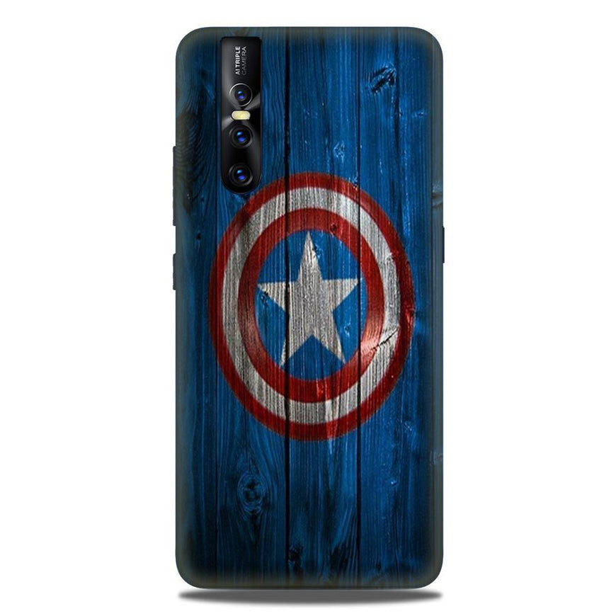 Captain America Superhero Case for Vivo V15 Pro  (Design - 118)