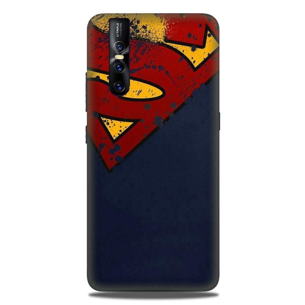 Superman Superhero Case for Vivo V15 Pro  (Design - 125)