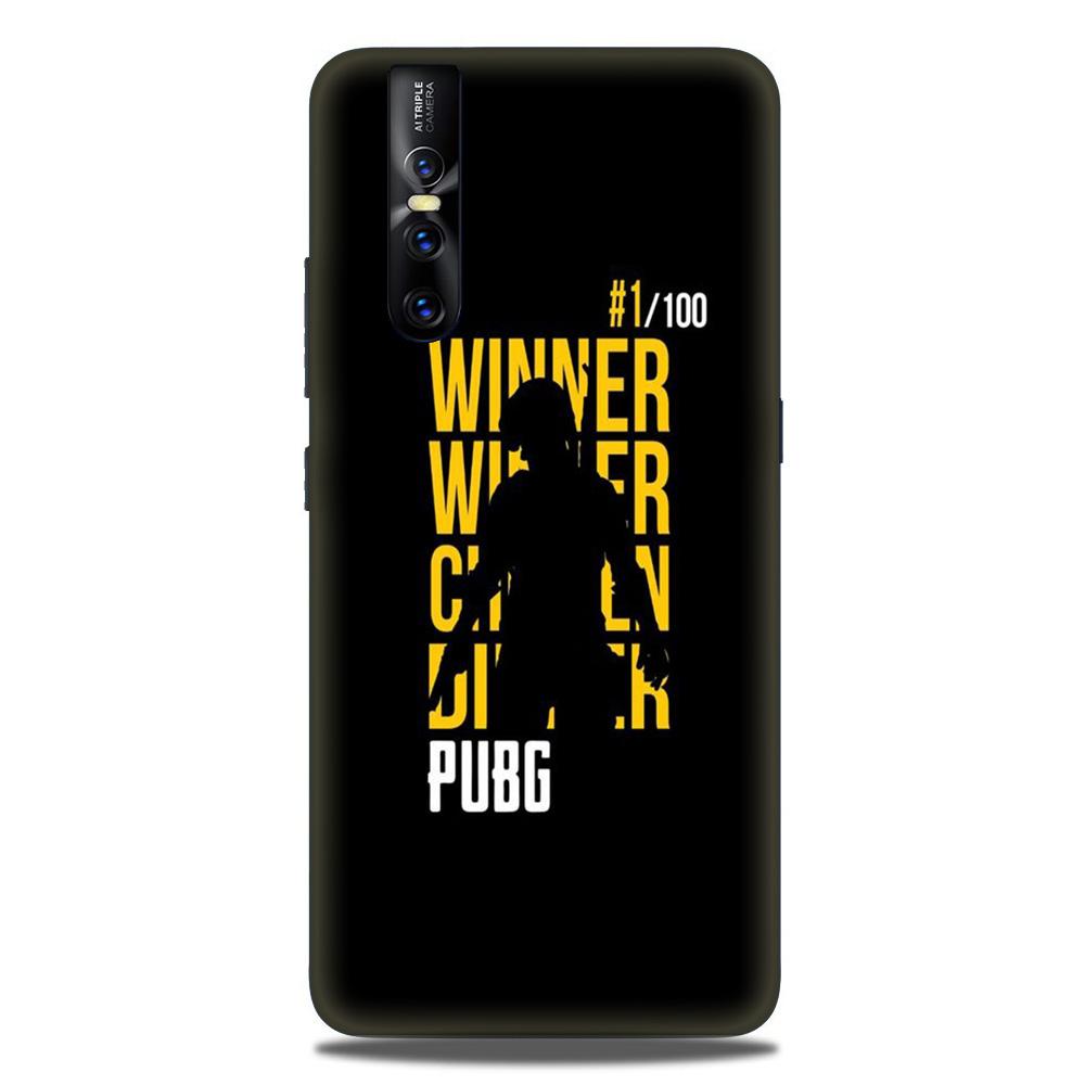 Pubg Winner Winner Case for Vivo V15 Pro  (Design - 177)